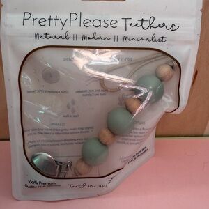 Pretty Please Teether Natural Modern Minimalist NEW